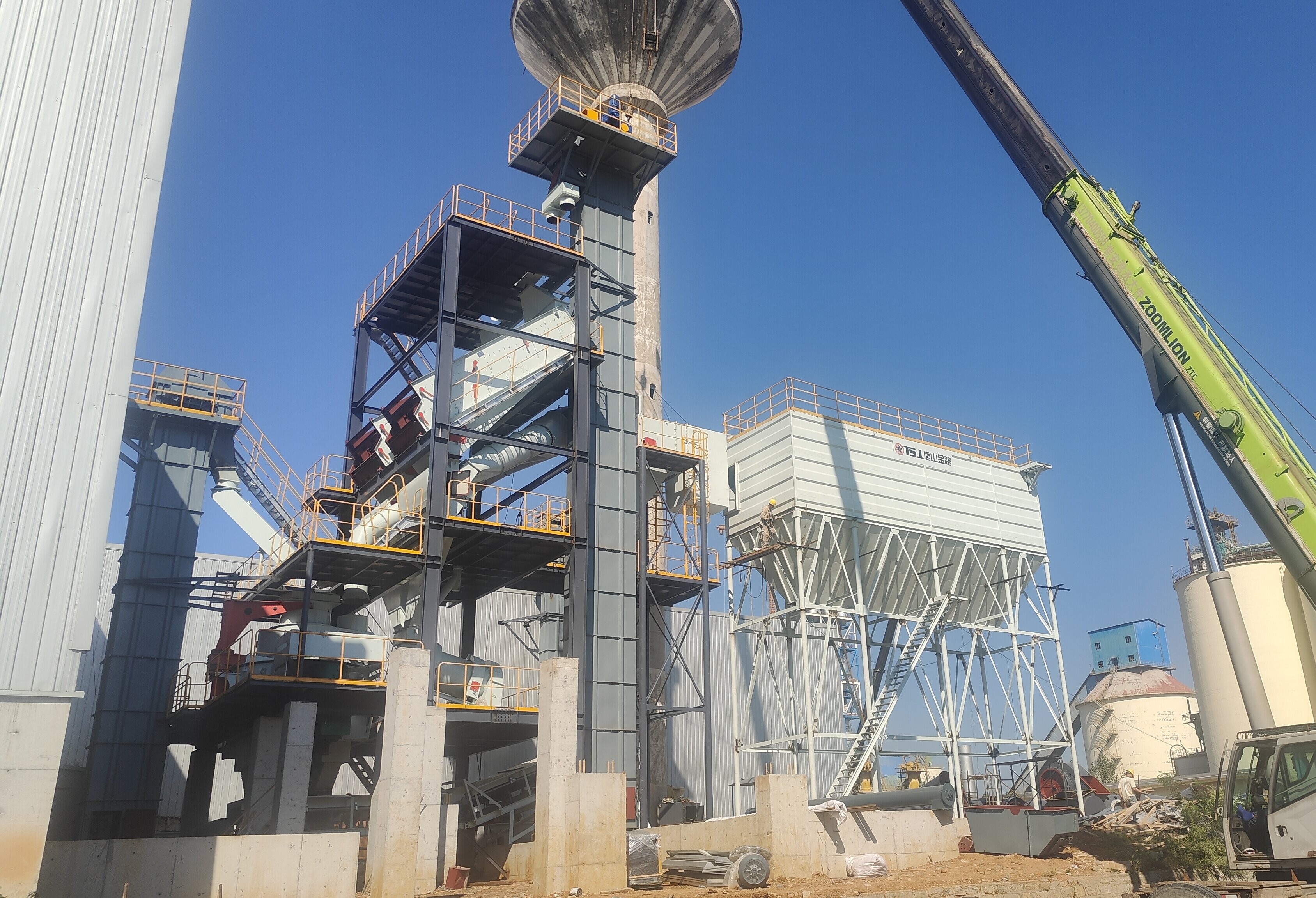 制砂樓石粉制砂：先篩后破，從源頭降低主機(jī)能耗